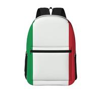 PHAYAH Zaino vintage in legno con bandiera del Maryland da 40,6 cm, per donne, uomini, casual, adolescenti, ragazzi e ragazze, borsa per libri da viaggio, Bandiera Italia, Taglia unica