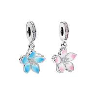 Phclasy Charm per la laurea 2025, compatibile con bracciali e collane europee, da donna, Zirconia cubica