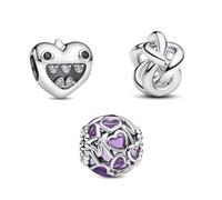 Phclasy Charm per la laurea 2025, compatibile con bracciali e collane europee, da donna, Zirconia cubica