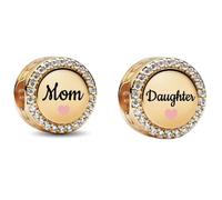 Phclasy Charm per la laurea 2025, compatibile con bracciali e collane europee, da donna, Zirconia cubica