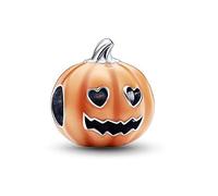PHCLASY Ciondoli Zucca di Glow-in-the-Dark Charm Bead Halloween Pendente Compatibile Europei Bracciale Collane da Donna
