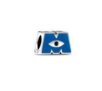 PHCLASY Ciondolo Blue Evil Eye 925 Pendente in argento sterling Charms donna, compatibile con bracciali e collane europei, Regalo di compleanno delle donne