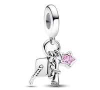 PHCLASY Stella Rosa Della Laurea Charms Compatibile con Bracciali e Collane Europei Stagione di Laurea Per le Donne