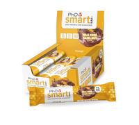 PhD Nutrition Smart Bar Barretta proteica 12x64g Cioccolato al latte e nocciole - Protein Bar con 22g di proteine e poco zucchero, Adatta per una dieta macro