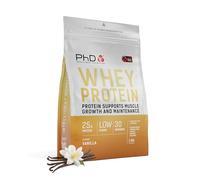 PhD Nutrition Whey Protein in polvere 1kg Vaniglia - Integratore proteico ad alto contenuto di proteine con 25g per porzione, Informed Protein, arricchito con colture ben tollerate