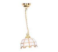 Phefop 1:12 Lampada del Tetto a LED Nella Decorazione della Bambola in Miniatura retrò per la Casa delle Bambole, la Camera da Letto e il Cervo -la museosità