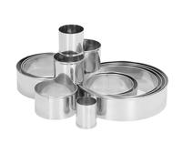 Phefop 14 Formine per Biscotti Cake Design, Stampo da Forno in Acciaio Inossidabile per Preparare Mousse e Biscotti, Ideali per la e i Nonni