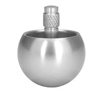 Phefop 2 Pezzi Trottola in Metallo Ribaltabile Giroscopio Giocattolo in Acciaio Inossidabile per Bambini Adulti Ammazzare il Tempo Regali di Ansia da Stress (SILVER)
