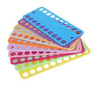 Phefop 20 Pezzi di Carte Organizer per Filo da Ricamo, Bobina di Filo di Plastica per Punto Croce, Strumento di Archiviazione per Riporre il Dell'ago e Identificare il Numero di