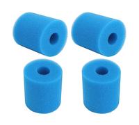 Phefop 4pcs Filtro Piscina Spugne, 4 X 3,5 X 1.2in Riutilizzabili di Tipo H in Schiuma di Piscina per Olio di Spugna Lavabile per Vasca Calda da Bagno a Vasca da Bagno Spa della Pompa