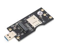 Phefop Adattatore da M.2 a USB 3.0, Scheda Riser NGFF Key B con Slot per Scheda SIM, Supporta Moduli 3042 3052 M.2, 85 Mm X 38 Mm per Connessione USB 2G 3G 4G LTE WiMAX
