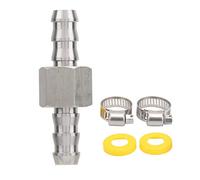Phefop Adattatore del Sensore di Pressione del Carburante, Acciaio Inossidabile Premium, Lavorazione CNC Adatta per la Connessione Rapida Dell'auto Universale, Standard Originale,