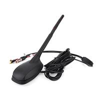 Phefop Antenna Universale per Auto, Antenna Radio Digitale DAB GPS FM AM da 12 V con Indicatore Luminoso di Alimentazione, per la Maggior Parte dei Veicoli e