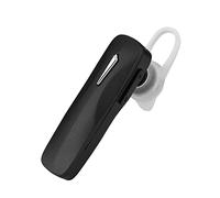 Phefop Auricolare Bluetooth Wireless Auricolare Bluetooth con Design a Gancio 4.1 Portata 10 M Microfono con Cancellazione del Rumore 55 MAh per Guidare Affari Correre (BLACK)