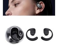 Phefop Auricolari per Traduzione Linguistica, Bluetooth Wireless 80 Lingue Interpretazione in Tempo Reale 4 modalità Auricolari Audio Stereo HiFi a Bassa Latenza da 0,5 S per Riunioni (BLACK)