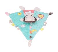 Phefop Bambola da Dentizione, Morbida Coperta di Sicurezza per Neonati, Sonaglio e Massaggiagengive per Calmare i Neonati, Perfetta per 0+ Mesi