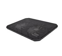 Phefop Base Raffreddamento per Laptop con Doppia Ventola, Design Ergonomico e Rapida Dissipazione del Calore, Porte USB per Computer Portatili Sotto 17 Pollici