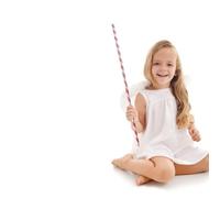 Phefop Bastone Tascabile, Oggetto Magico Retrattile, Design a Molla Elastica, Lunghezza 36,6 Pollici per Maghi Bambini e Spettacoli Teatrali (White)