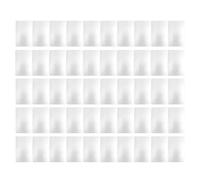 Phefop Biglietti da Visita in Alluminio, Biglietti da Visita in Metallo, Biglietti da Visita in Metallo, in Alluminio Antiruggine per il Primo Incontro (bianco perla)