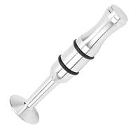 Phefop Bocchino per Dispositivo per L'allenamento Dell'imboccatura, Allenatore per la Forza della Bocca Accessorio per Strumenti in Ottone per Tromba, Trombone, Corno Francese, (SILVER)
