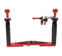 Phefop Camera SLR con Grilletto Dell'otturatore per la Luce Subacquea con Doppia Maniglia della Camera Subacquea con Stabilizzatore a Blocchi a Doppio Blocco