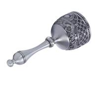 Phefop Campanello per Chiamata Manuale Campanello di Servizio Vintage in Lega di Zinco con Impugnatura Ergonomica Anello Chiaro e Forte per l'aula Scolastica, Tavolo da Pranzo, Matrimonio,