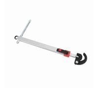 Phefop Chiave per Lavello, Chiave Estensibile Rigida per Rubinetto 250 Mm | Acciaio Al Carbonio, Testa Girevole 180°, Presa Salda, per Dadi Tubi 10-32 Mm