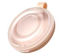 Phefop Contenitore di Contenimento, Custodia in ABS Antipolvere per Apparecchi Ortodontici e Protesi Dentarie, Design Portatile per Ufficio Domestico e Uso Ospedaliero (PINK)