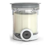 Phefop Contenitore di Pinta Gelato, Design Compatto Gelato Tazza di Gelato Vasca con Lavastoviglie Al Coperchio Silicone Sicuro per Serie NC700 NC701