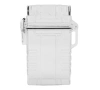 Phefop Contenitore Ermetico Portatile, Mini Tubo di Stoccaggio Impermeabile in Plastica, Ideale per il Campeggio all'aperto e gli Elementi Essenziali da Viaggio (WHITE)