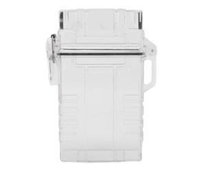 Phefop Contenitore Ermetico Portatile, Mini Tubo di Stoccaggio Impermeabile in Plastica, Ideale per il Campeggio all'aperto e gli Elementi Essenziali da Viaggio (WHITE)