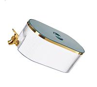 Phefop Contenitore per Acqua Fredda, Contenitore per Acqua Fredda di Grande capacità da 5,3 Litri con Resistenza Alle Alte Temperature Contenitore per Bevande a Prova di Polvere per (GREEN)