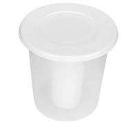 Phefop Coppa Trasparente Riutilizzabile per Stampo per Ghiaccio Tritato, con Coperchio per Secchiello del Ghiaccio, Cocktail, Frullati, Coni di, Sorbetti, Granite