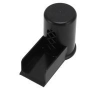 Phefop Copri Traferro per Lavastoviglie, Materiale ABS, Prolunga per Beccuccio di Troppopieno con Rampa, Installazione Semplice per Lavello della (BLACK)