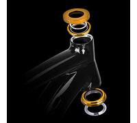 Phefop Cuscinetto Interno Cuscinetto a Cuffia in Lega di Alluminio a Rotazione in Modo Flessibile per la Modifica della Bici (Gold)