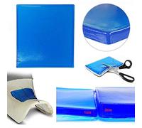 Phefop Cuscino del Gel di Assorbimento di Ammortizzatori Motociclisti Cuscino Morbido Guida Comoda per un Lungo Periodo di Materiale Poliuretano di Ultimo Viaggio 25 X 22 X 1 Cm (BLUE #80)