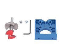 Phefop Dima per Cerniere Guida per Trapano 35 Mm Nascosta per Porta | Punta da Trapano in Carburo Cementato, Diametro di Taglio 35 Mm, Codolo Rotondo 8 Mm, Compatibile con Trapano a Pistola e