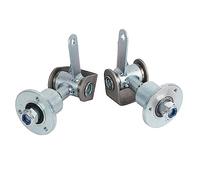 Phefop Flangia Cuscinetto, Set di Perni Snodati per Ruota Anteriore 17 Mm con Prigionieri 6 Mm per Pneumatici 5 Pollici, Quad, ATV, Go-kart