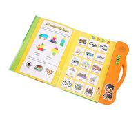 Phefop Giocattolo Educativo per Bambini, Libro Sonoro Elettronico per l'apprendimento e Lo Sviluppo dei Bambini con funzionalità Musicali e Tattili (Orange)