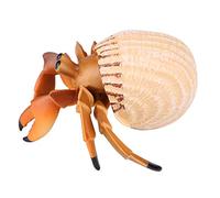 Phefop Granchio Eremita Giocattolo, Modello Educativo Realistico Animale per Bambini, Materiale in PVC, Sviluppa l'immaginazione e la Cognizione da 3 Anni in su