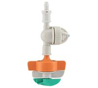Phefop Irrigatore Gocciolamento Raccordo ABS Antigoccia Nessun Ponte Design 5 Pezzi Smontaggio Manuale Copertura Completa Irrigazione per Giardino Serra Vivaio Cortile Irrigazione