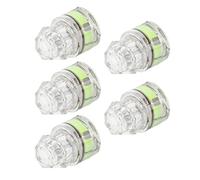 Phefop Lampada Esca per Pesci, Luce Subacquea Che Attira Pesci, Luce LED Che Attira Pesci, Luce Lampeggiante, Illuminante, Forma di Diamante, Pratica, Antiurto, 5 Pezzi, Realizzato in
