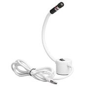Phefop Luce da Cucitura da 5 V Light con 360 ° a Collo di Coccole, Croce USB a Luce Verde, Lampada Silicone Addominali Durevoli per Lavorazione in Studio di Lavorazione del Legno