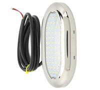 Phefop Luce Subacquea 12V 54 LED, Impermeabile IP68, Perfetta per l'illuminazione di Barche e Yacht con Angolo di 135° e Lunghezza 1,5 M (luce blu)