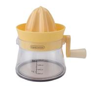 Phefop Manuale a Mano Manuale Spremiatore di Rotazione Efficiente Pressa Limone Lime Spremiatura per Famiglia Usa Giallo 500 Ml