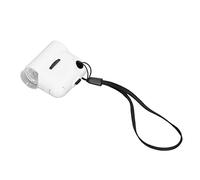 Phefop Microscopio Tascabile, Lente Acrilica ABS Mini Lente d'Ingrandimento per Monete 55X con Luce LED, Ottica Portatile per Leggere Giornali Orologio Valutazione Gioielli Manutenzione Elettronica