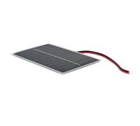 Phefop Mini Pannello Solare, Silicio Monocristallino con Potenza 4W per Progetti Scolastici, Luci a LED, Caricabatterie per Telefoni e Uso Esterno