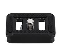 Phefop Mini Piastra a Sgancio Rapido in Lega di Alluminio, con Vite da 1/4 e Cuscinetti in Gomma Antiscivolo per Treppiede per Montaggio su Fotocamera