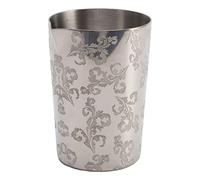 Phefop Miscelazione di Cocktail in Vetro da 500 Ml Materiale in Acciaio Inossidabile Incisione Bartending Mixing Cup con Conservazione del Calore per Bar e Uso Domestico