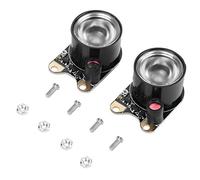 Phefop Modulo Lavagna Luminosa a LED a Infrarossi, Luci di Riempimento a LED Modulo Telecamera Notturna da 1 Paio, Dimensioni Ridotte, Uso Fai-da-te, Fornito con Viti e Dadi, 2,8 * 2 *